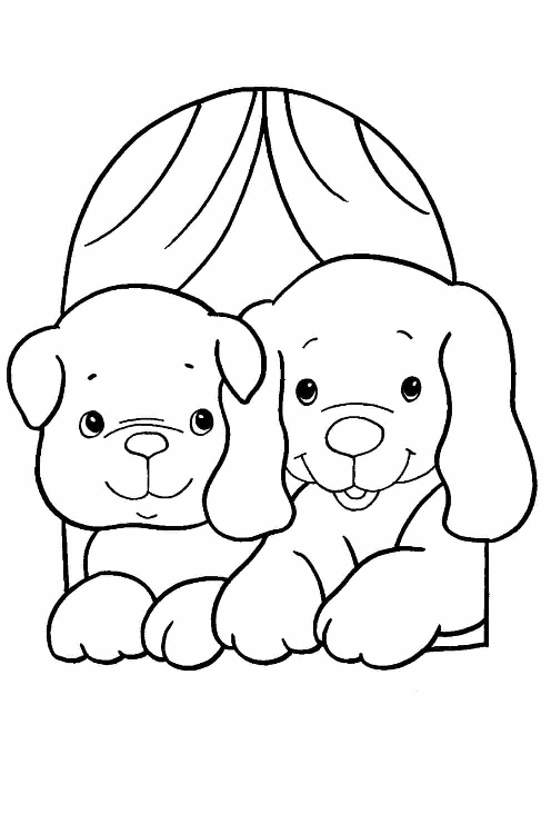 Dog Coloring Pages for Kids. Print Them Online for Free!