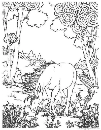 HD Unicorn Coloring Pages for Printing, 100 Images