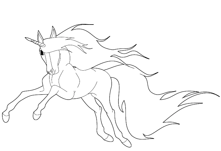 HD Unicorn Coloring Pages for Printing, 100 Images