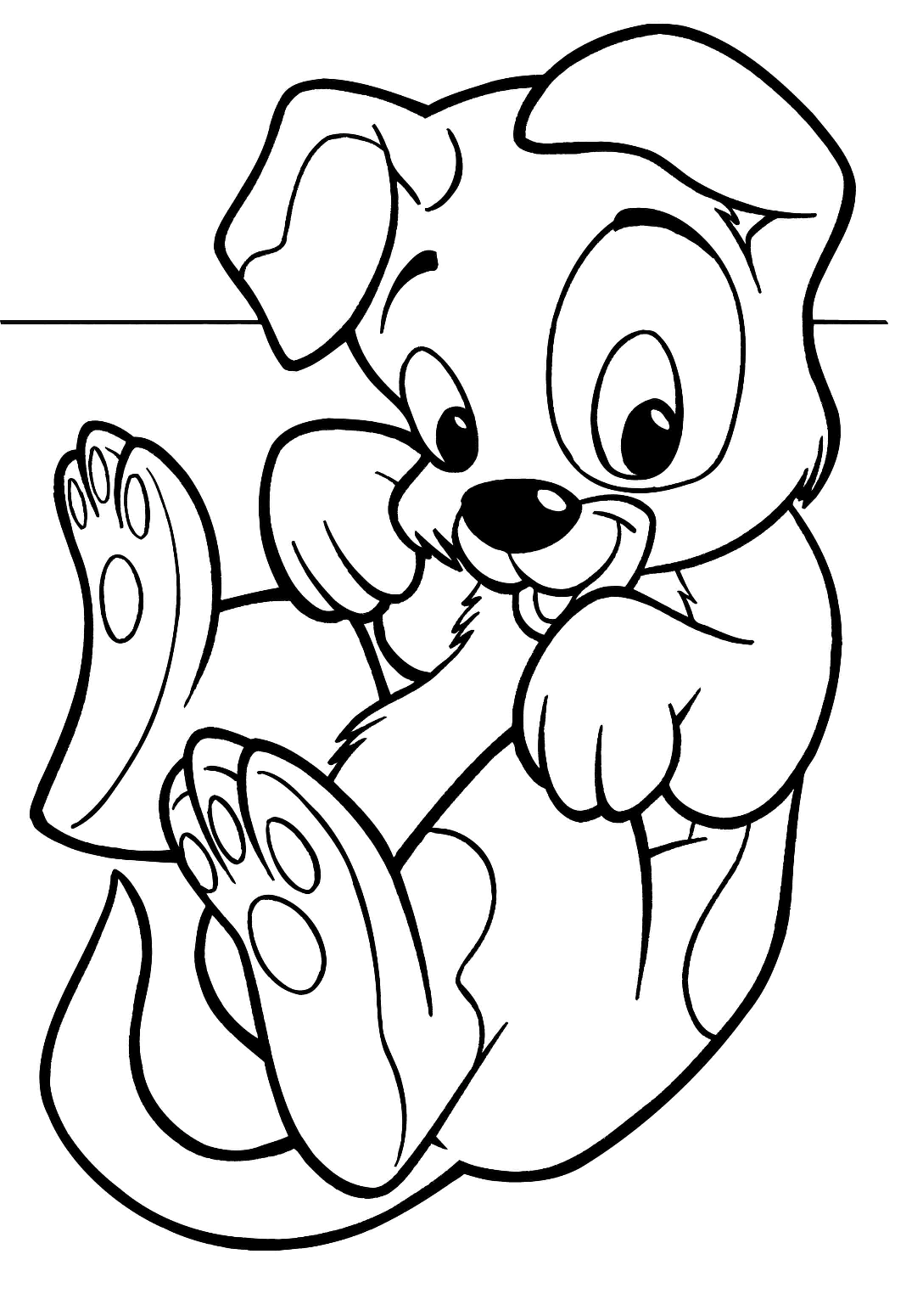 Dog Coloring Pages for Kids. Print Them Online for Free!