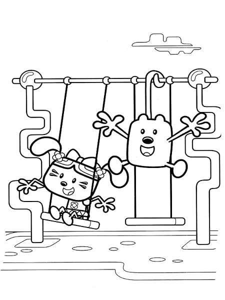 Unique Collection of Wubbzy and His Friends Coloring Pages