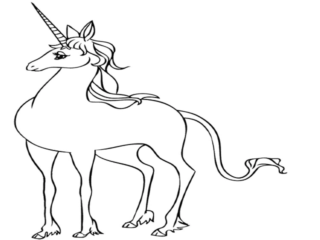 HD Unicorn Coloring Pages for Printing, 100 Images