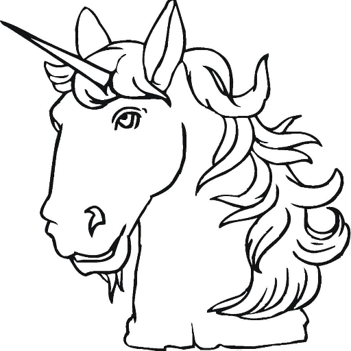 HD Unicorn Coloring Pages for Printing, 100 Images