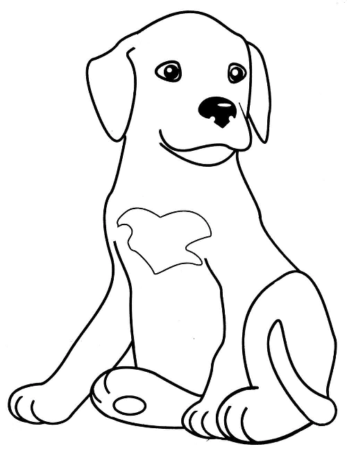 Dog Coloring Pages for Kids. Print Them Online for Free!