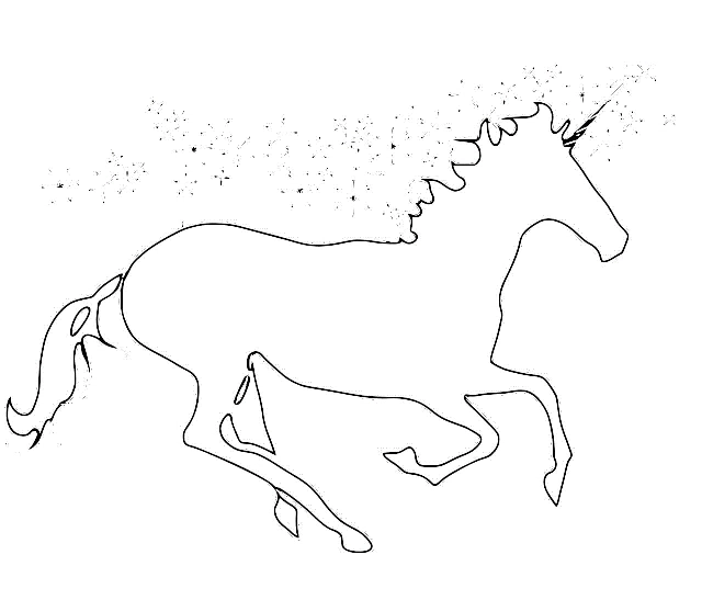 Dibujos para colorear de unicornios en buena calidad para la impresora, 100 piezas.
