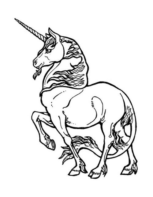 HD Unicorn Coloring Pages for Printing, 100 Images