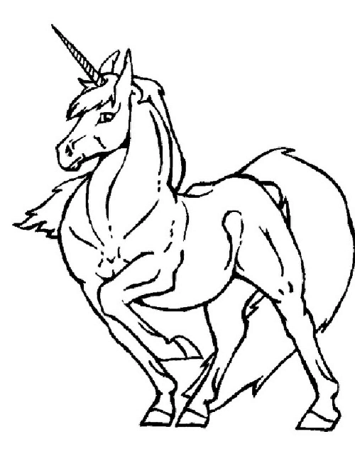 HD Unicorn Coloring Pages for Printing, 100 Images