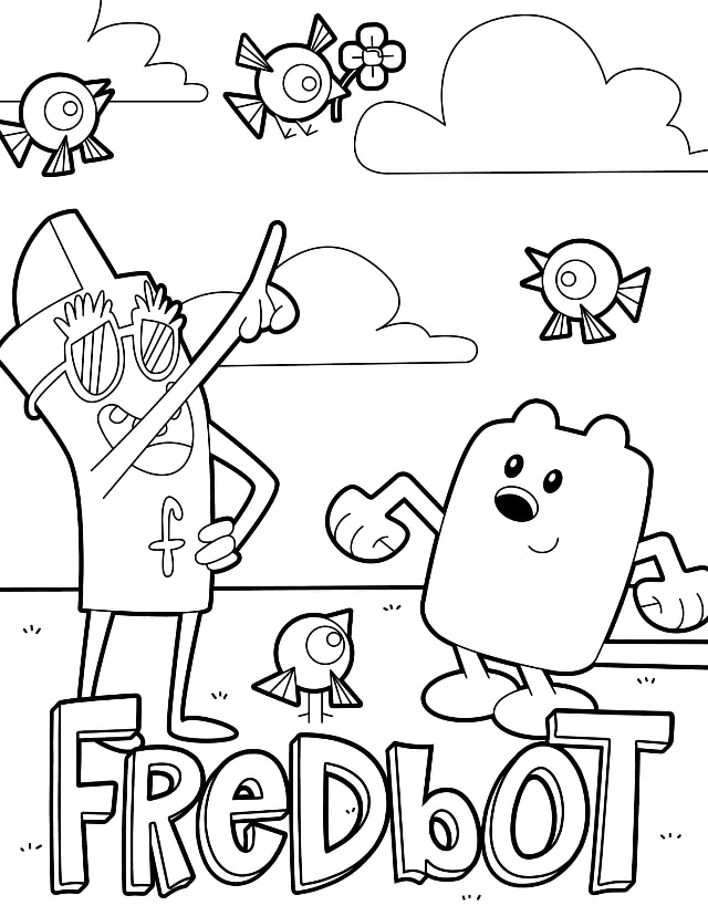 Unique Collection of Wubbzy and His Friends Coloring Pages