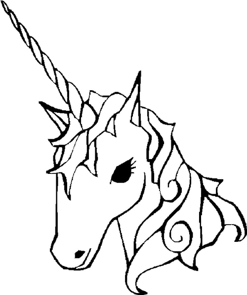 Dibujos para colorear de unicornios en buena calidad para la impresora, 100 piezas.