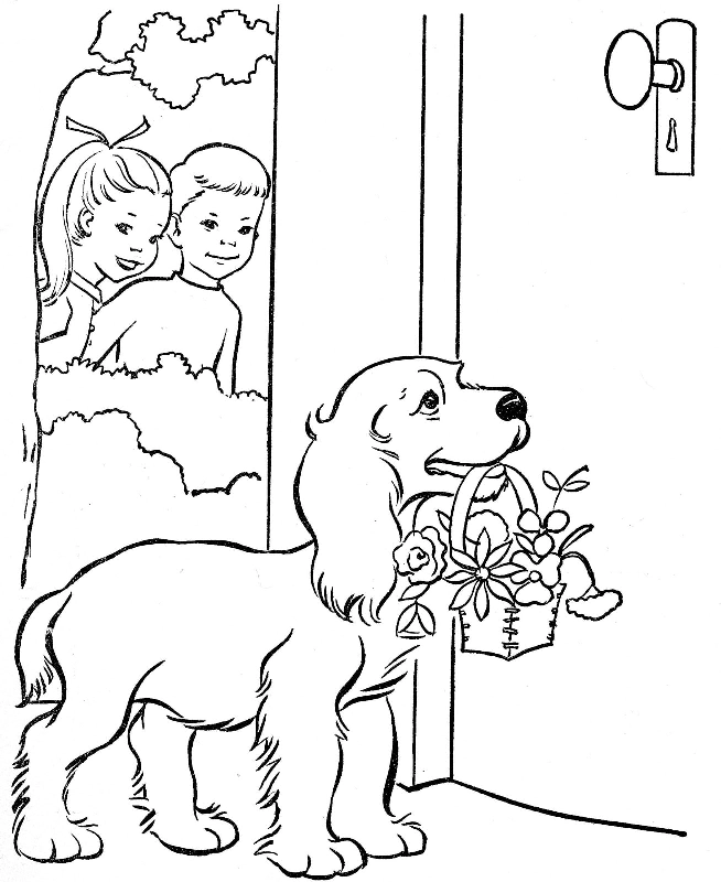 Dog Coloring Pages for Kids. Print Them Online for Free!