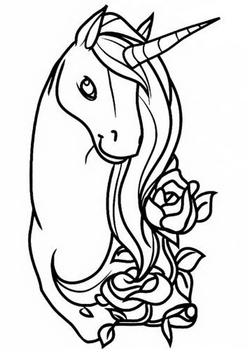 HD Unicorn Coloring Pages for Printing, 100 Images