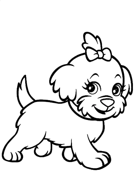 Dog Coloring Pages for Kids. Print Them Online for Free!